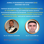 Journal of Environmental Management (SSCI)  Dergisinde Yeni Yayın