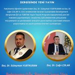 Sustainable Development (SSCI) Dergisinde Yeni Yayın
